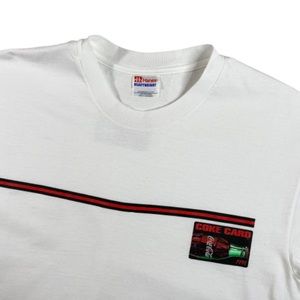 ‘99 Coca Cola Promo Drink T Shirt Hanes White